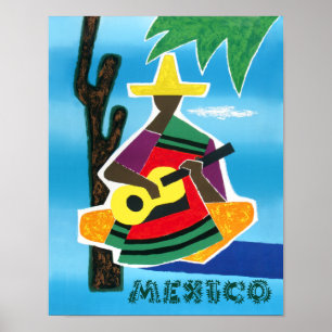 Mexiko-Reiseplakat Poster