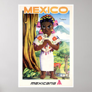 Mexiko-Reiseposter Mexikanischer Kunstdruck Poster