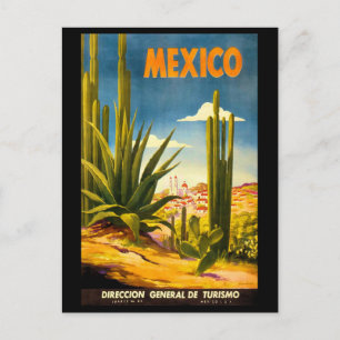 Mexiko-Reiseposter Postkarte