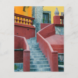 Mexiko, San Miguel de Allende, Bunt Postkarte