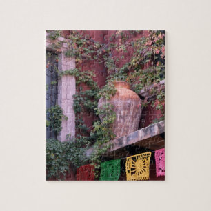 Mexiko, San Miguel de Allende, Efeu, Tongefäß, Puzzle