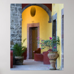 Mexiko, San Miguel de Allende, Eingang zum Archway Poster
