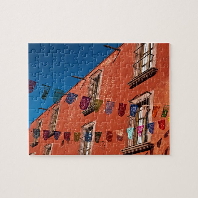 Mexiko, San Miguel de Allende. Farbige Banner Puzzle (Horizontal)