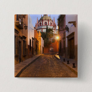 Mexiko, San Miguel de Allende. Früher Morgen Button