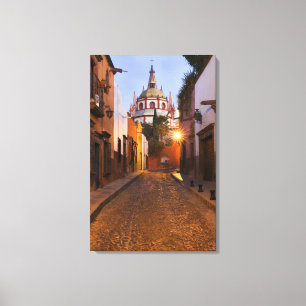 Mexiko, San Miguel de Allende. Früher Morgen Leinwanddruck