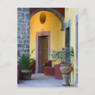 Mexiko, San Miguel de Allende, Torbogen Eingang Postkarte