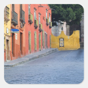 Mexiko, San Miguel de Allende, Zuhause Quadratischer Aufkleber