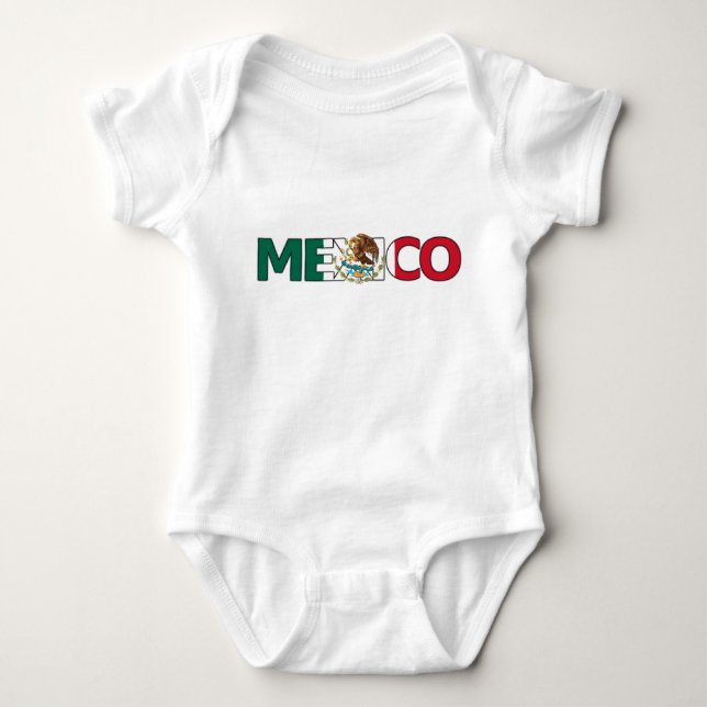 Mexiko-Säuglings-Strampler Baby Strampler (Vorderseite)