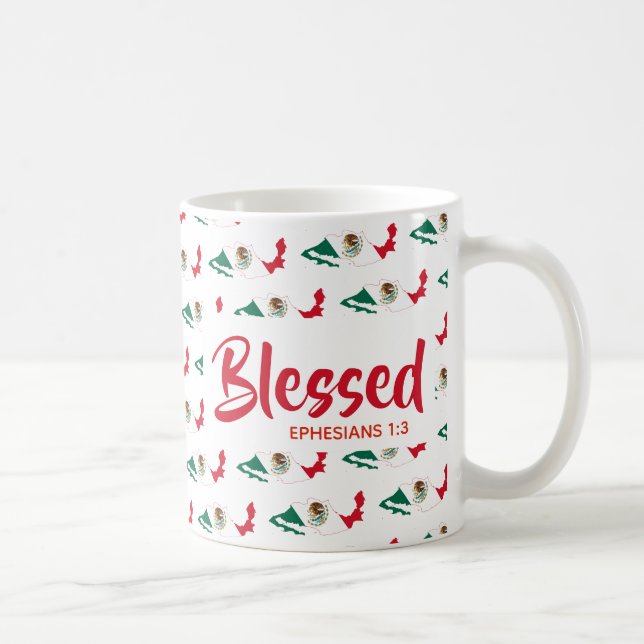 MEXIKO Selige Ephesianer Christliche Schrift Kaffeetasse (Rechts)