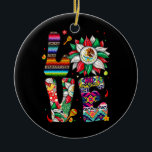 Mexiko Sonnenblumen Liebe mit mexikanischer Flagge Keramik Ornament<br><div class="desc">Mexiko Sonnenblumen Liebe mit mexikanischer Flagge Latinx Frauen Geschenke Männer. Perfektes Geschenk für Ihren Vater,  Mama,  Papa,  Männer,  Frauen,  Freunde und Familienmitglieder am Erntedank Tag,  Weihnachten,  Muttertag,  Vatertag,  4. Juli,  1776 Unabhängiger Tag,  Veteranen Tag,  Halloween,  Patrick's Day</div>