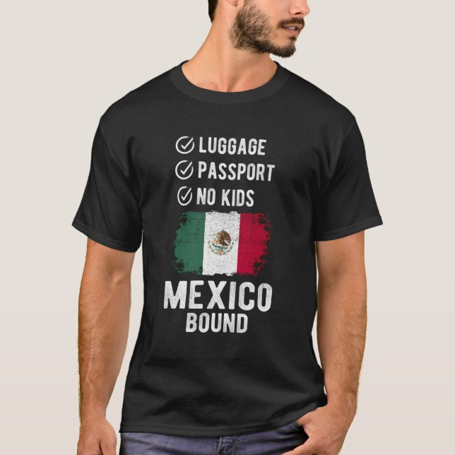 Mexiko Souvenir Reisen Urlaub Mexiko T-Shirt (Vorderseite)