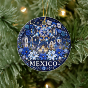 Mexiko-Souvenir-Weihnachten Keramik Ornament