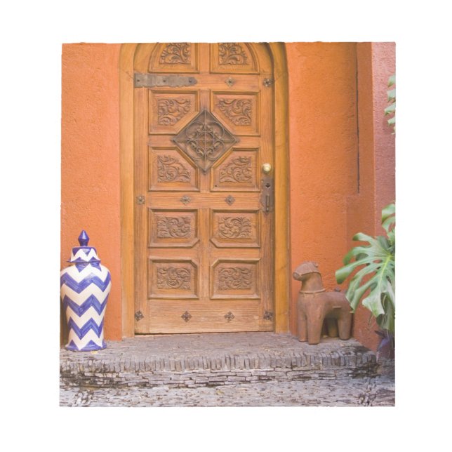 Mexiko, Staat Guanajuato, San Miguel. Casa de la Notizblock (Vorderseite)