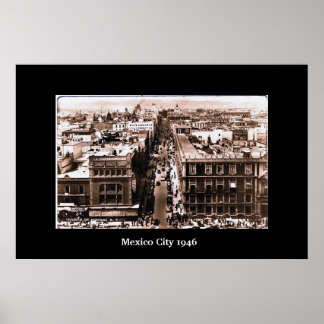 Mexiko Stadt 1946 Poster