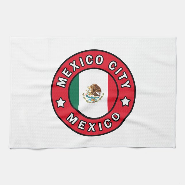 Mexiko-Stadt Handtuch (Horizontal)