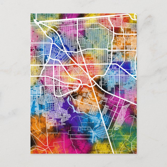 Mexiko Stadt Karte (Vorderseite)