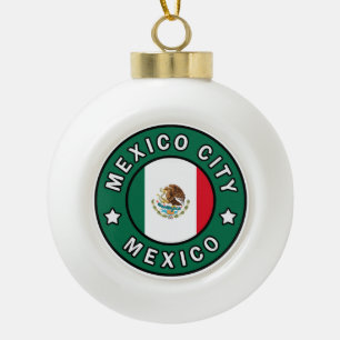 Mexiko-Stadt Keramik Kugel-Ornament