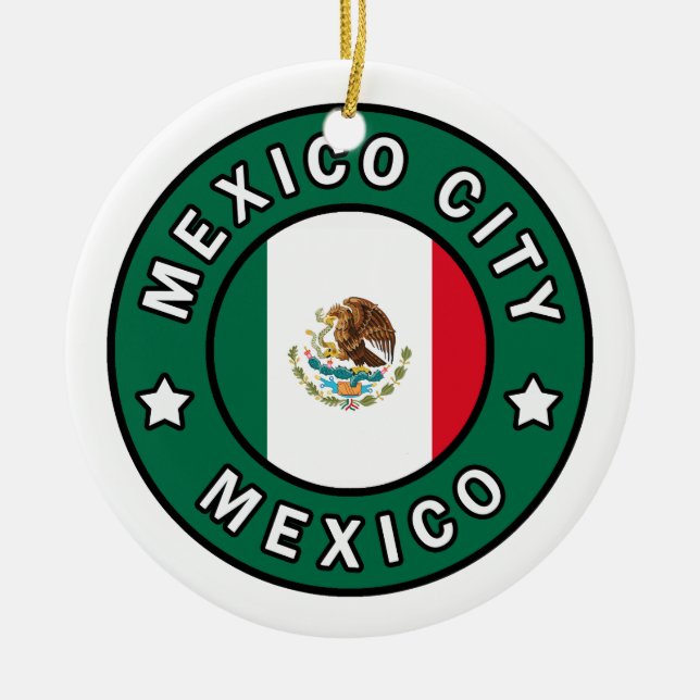 Mexiko-Stadt Keramikornament (Vorne)