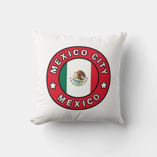 Mexiko-Stadt Kissen (Vorderseite)