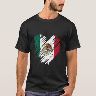 Mexiko-Stadt Mexikanische Flagge Er Mexiko T-Shirt