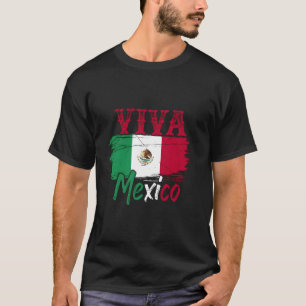 Mexiko-Stadt mexikanische Flagge Geschenk Lateinam T-Shirt