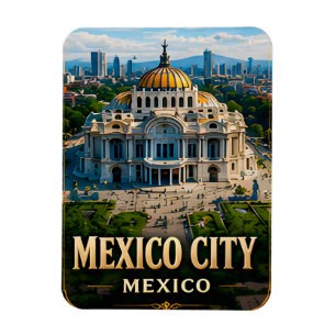 Mexiko-Stadt Mexiko Reise Stadt Souvenir Andenken Magnet