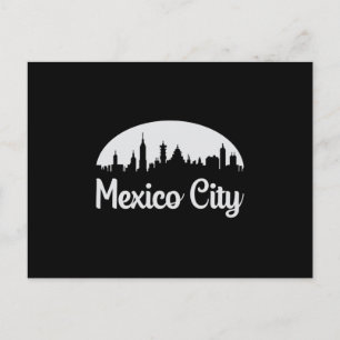 Mexiko Stadt Mexiko Stadt Skyline Funny Geschenk Postkarte