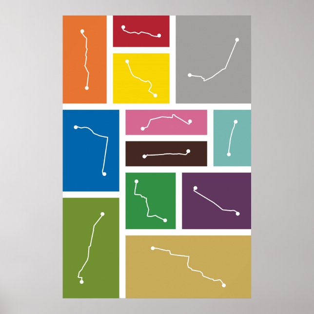 Mexiko-Stadt - Transitpaletten Poster (Vorne)