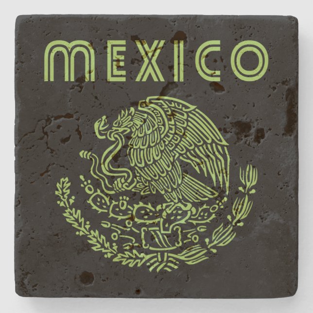 Mexiko Steinuntersetzer (Vorderseite)