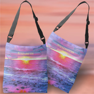 Mexiko Sunset 0909 Tragetaschen Mit Langen Trägern