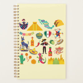 Mexiko-Symbole Planer