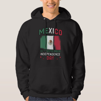 Mexiko Tag der Unabhängigkeit 2022 mexikanische Fl Hoodie