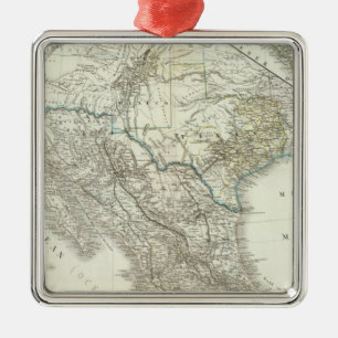 Mexiko, Texas, Californien, C Amerika Ornament Aus Metall