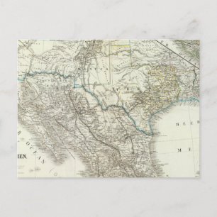 Mexiko, Texas, Kalifornien, C Amerika Postkarte