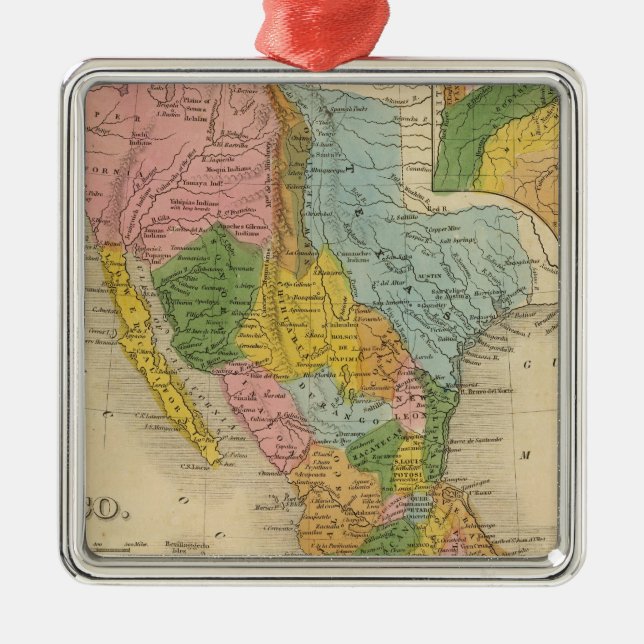 Mexiko, Texas Ornament Aus Metall (Vorne)
