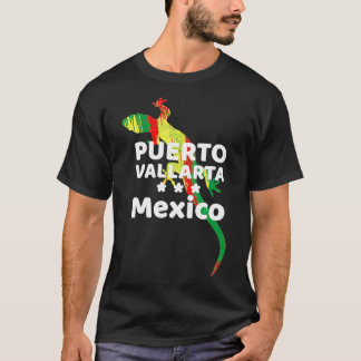 Mexiko Traditionsechse Iguana Puerto Vallarta T-Shirt