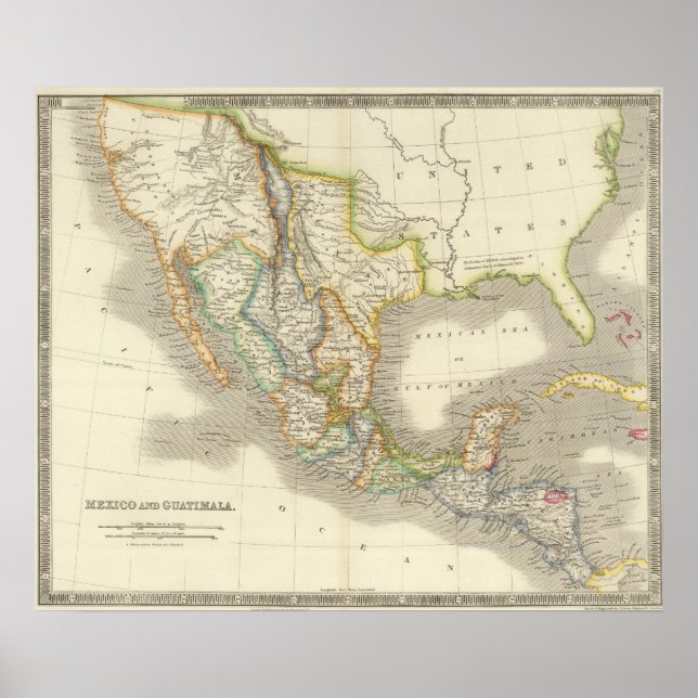 Mexiko und Guatamala Poster (Vorne)