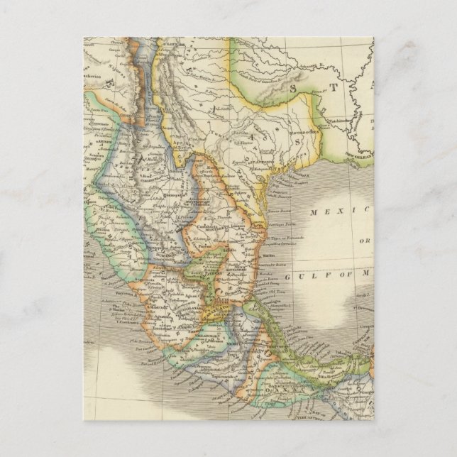 Mexiko und Guatamala Postkarte (Vorderseite)