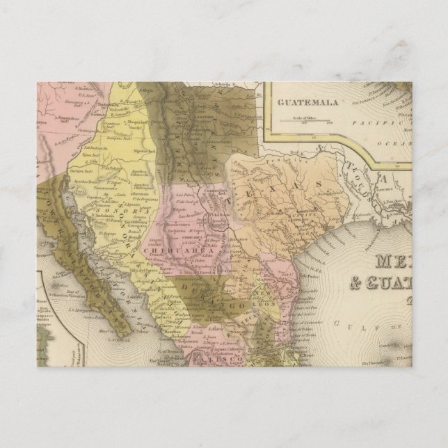Mexiko und Guatemala 5 Postkarte (Vorderseite)