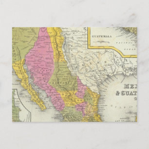 Mexiko und Guatemala Postkarte