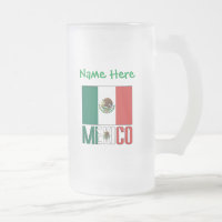 Mexiko und Mexiko: Grüne Persönlichkeit der Flagge