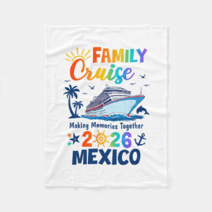 Mexiko Urlaub Familienkreuzfahrt 2026 Familie Matc Fleecedecke