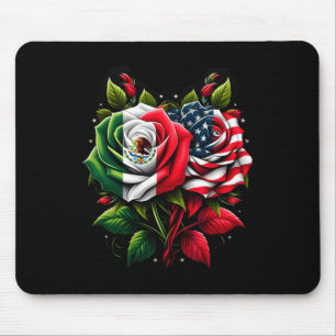 Mexiko USA-Flagge Mexikanische Flagge Amerikanisch Mousepad