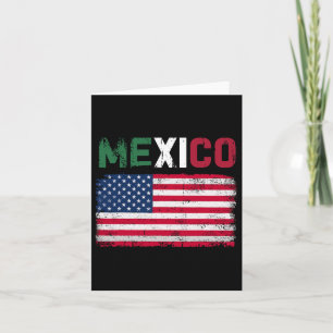Mexiko USA Flaggenpatriot mexikanische Flagge Amer Karte
