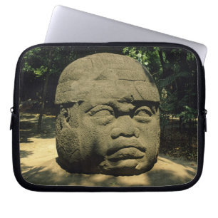 Mexiko, Villahermosa, riesiger Olmec-Kopf, La Vent Laptopschutzhülle