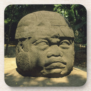 Mexiko, Villahermosa, riesiger Olmec-Kopf, La Vent Untersetzer