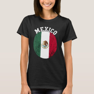 Mexiko Vintage Mexikanische Flagge Mexikanischer S T-Shirt