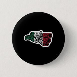 Mexiko Vintage Mexikanische Flagge Stolz Hecho En  Button