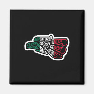 Mexiko Vintage Mexikanische Flagge Stolz Hecho En Magnet