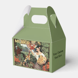 Mexiko Vintage-Reise-Andenken-Box Geschenkschachtel